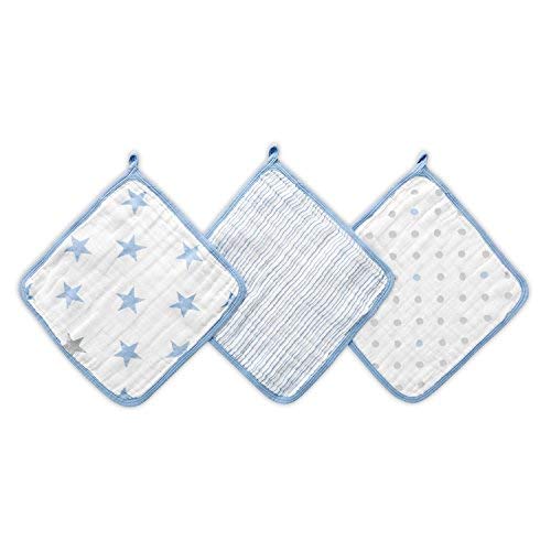 Product Cover Aden by aden + anais washcloths 3 Pack, Dapper