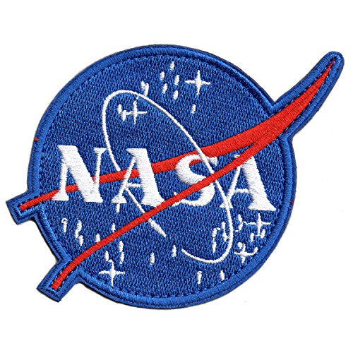 Product Cover Classic NASA Patch with Hook and Loop for Team Morale (Size: 4.3