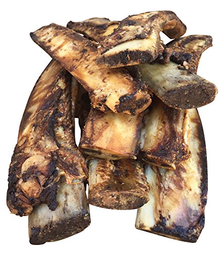 Product Cover K9 Connoisseur Single Ingredient Dog Bones Made In USA From Grass Fed Cattle 8 To 10 Inch Long All Natural Meaty Rib Marrow Filled Bone Chew Treat Best For Medium Breed Dogs Best Upto 50 Pounds 8 Pack