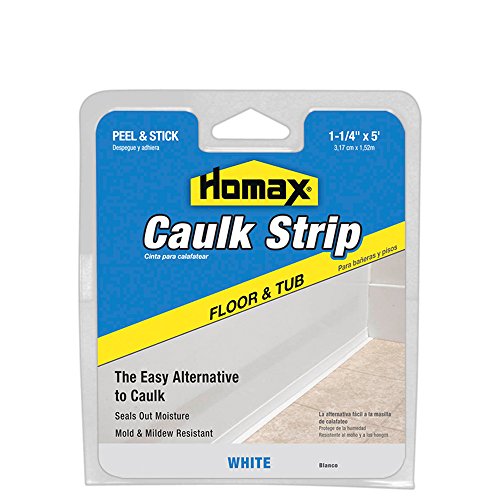 Product Cover Caulk Strip White, 1-1/4