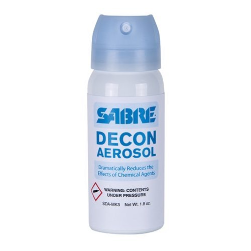 Product Cover SABRE SDA-MK3 Decon Saline Solution Aerosol Spray Reduces Chemical Spray Effects