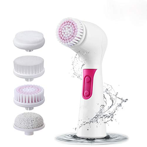 Product Cover ETEREAUTY Facial Brush, Waterproof Facial Cleansing Brush 4-in-1 Set for Gentle Exfoliation and Deep Scrubbing