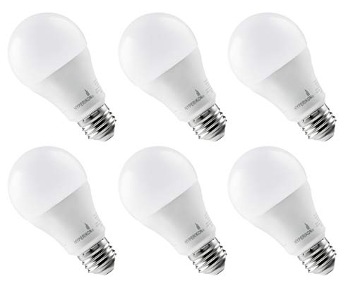 Product Cover Hyperikon LED Light Bulb, 100 Watt (14W), A19 LED Bulb, 3000K, Non Dimmable, E26, UL, 6 Pack