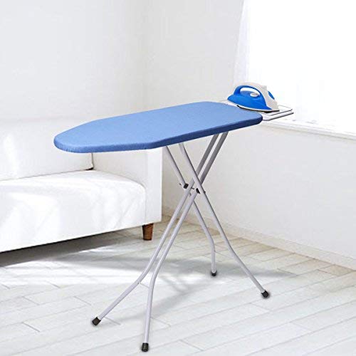 Product Cover king do way 30'' L x 13''W x 33''H Opensize 4-Leg Tabletop Ironing Board with Iron Rest Simple Design Blue