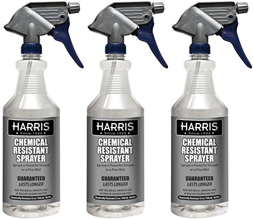 Product Cover Harris Chemically Resistant Professional Spray Bottles, 32oz (3-Pack)