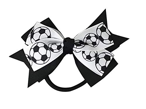 Product Cover Infinity Collection Soccer Hair Accessories, Soccer Hair Bows, Soccer Bow for Girls, Soccer Gift