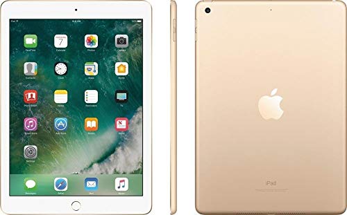 Product Cover Apple iPad 9.7in with WiFi, 32GB 2017 Newest Model- Gold (Gold)(Renewed)