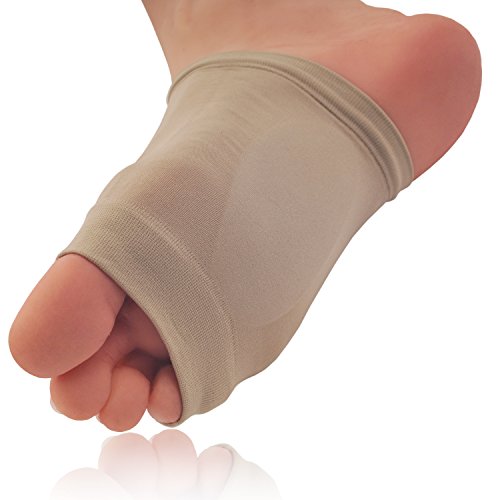 Product Cover Dr. Frederick's Original Arch Support Sleeve Set - 2 Pieces - Soft Gel Sleeves for Flat Foot & Plantar Fasciitis Pain Relief - W6-10 | M4.5-8