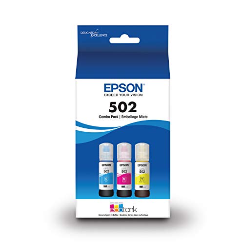 Product Cover Epson T502 EcoTank Color Combo Pack Auto-Stop Ink Bottle (ET-2700, ET-2750, ET-3700, ET-3750, ET-4750)