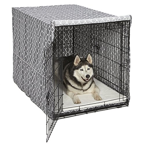 Product Cover MidWest Dog Crate Cover, Privacy Dog Crate Cover Fits MidWest Dog Crates, Machine Wash & Dry