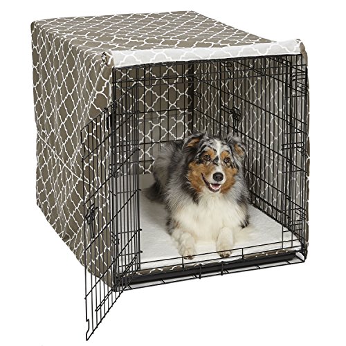 Product Cover MidWest Dog Crate Cover, Privacy Dog Crate Cover Fits MidWest Dog Crates, Machine Wash & Dry