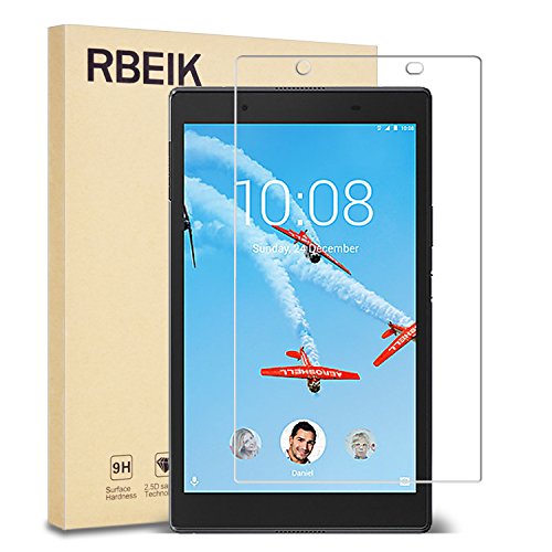 Product Cover Lenovo Tab 4 8 Screen Protector Glass - RBEIK 9H Hardness Scratch Resistant Bubble Free Tempered Glass Screen Protector for Lenovo Tab 4 8