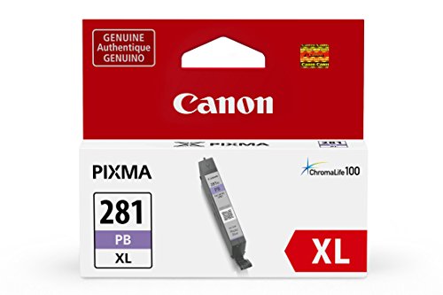 Product Cover Canon CLI-281 XL Photo Blue Ink Tank Compatible to TS9120 Series,TS8120 Series, TS8220 Series