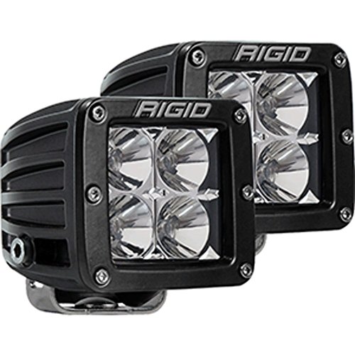 Product Cover Rigid Industries 202113 LED Light (D-Series Pro, 3 Inch, Flood Beam, Pair, Universal), 2 Pack