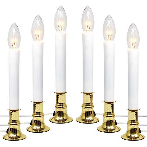 Product Cover Automatic Timer Electric Window Candle 8 Hours On/16 Hours Off (Pack of 6)