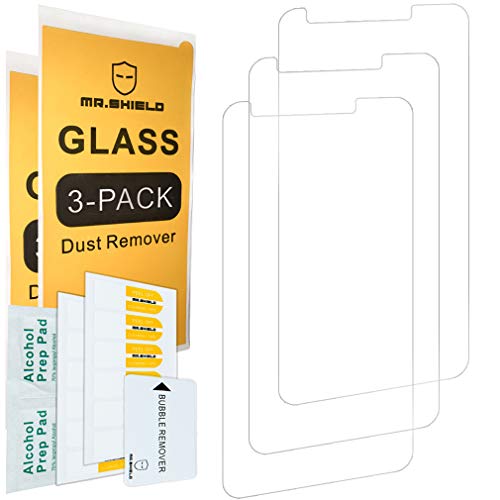 Product Cover [3-Pack]-Mr.Shield for Alcatel Ideal Xcite 4G LTE/Alcatel IdealXcite [Tempered Glass] Screen Protector with Lifetime Replacement