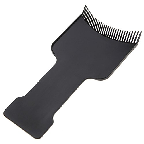 Product Cover Hair Coloring Balayage Board, InKach Professional Hairdressing Pick Color Board Tool (Black)