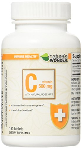 Product Cover Nature's Wonder Vitamin C 500mg RH Tablets, 150 Count