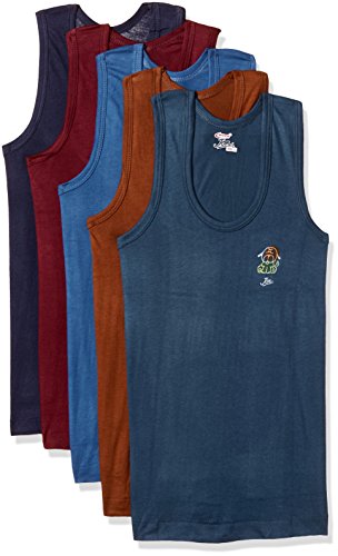 Product Cover Rupa Jon Boys' Cotton Vest (Pack of 5)(Colors & Print May Vary)