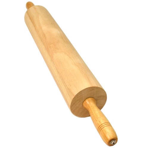 Product Cover Commercial Hardwood Rolling Pin, 18 inches x 3-1/2 inches, Professional Grade