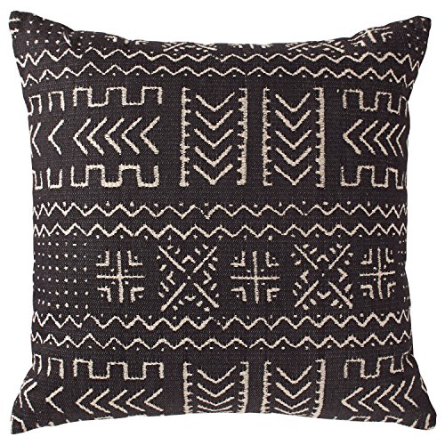 Product Cover Rivet Mudcloth-Inspired Decorative Throw Pillow, 17