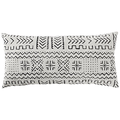 Product Cover Rivet Mudcloth-Inspired Decorative Throw Pillow, 12