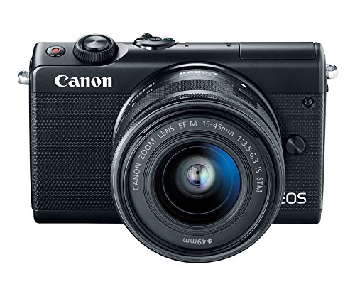 Product Cover Canon EOS M100 Mirrorless Camera w/ 15-45mm Lens - Wi-Fi, Bluetooth, and NFC Enabled (Black)