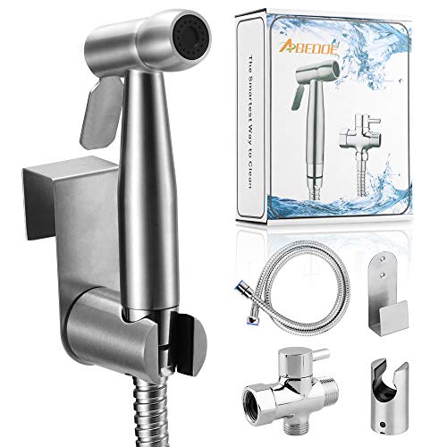 Product Cover Abedoe Hand Held Bidet Toilet Sprayer Kit Bathroom Cloth Diaper Washer Portable Shower Sprayer Stainless Steel Spray for Personal Hygiene