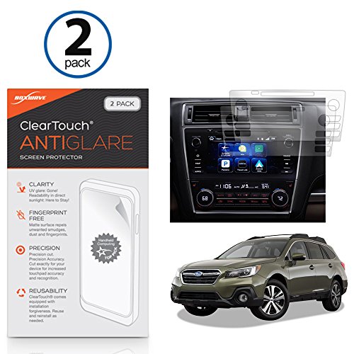 Product Cover Subaru 2018 Outback (8 in) Screen Protector, BoxWave® [ClearTouch Anti-Glare (2-Pack)] Anti-Fingerprint Matte Film Skin for Subaru 2018 Outback (8 in), 2018 Legacy (8 in)