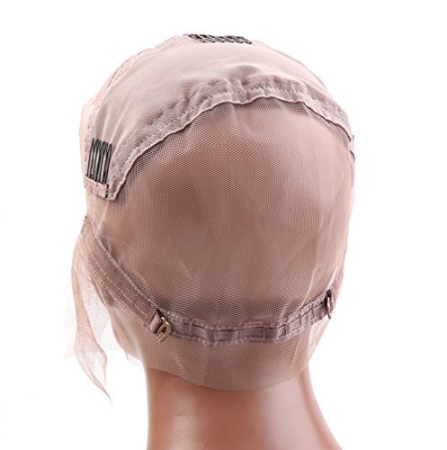 Product Cover Bella Hair Glueless Full Lace Wig Cap for Making Wigs with Adjustable Straps and Combs (Large Size Cap)