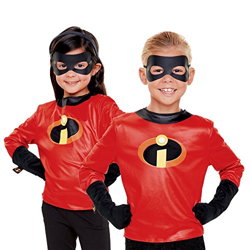 Product Cover The Incredibles 2 Incredibles Dress up Set-Shirt with Logo, Gloves & Eye Mask