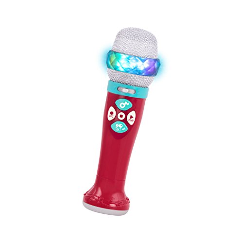Product Cover Battat - Musical Light Show Microphone - Light-Up Sing-Along Mic with 5 Songs and Record Functions for Kids 2 Years + (Bluetooth)