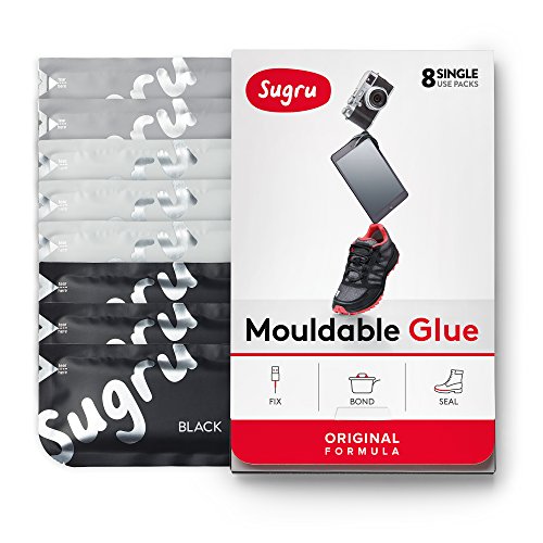 Product Cover Sugru Moldable Glue - Original Formula - Black, White & Grey 8-Pack