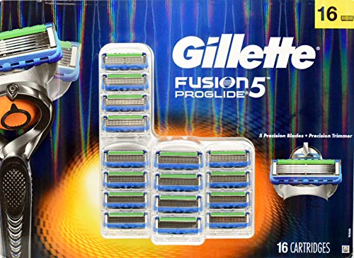 Product Cover Gillette Fusion 5 ProGlide Precision Trimmer - Precision Trimmer + 5 Precision Blades +16 Cartridges