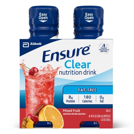 Product Cover Ensure Clear Nutrition Drink Mixed Fruit 10fl ozx4 CT, pack of 1