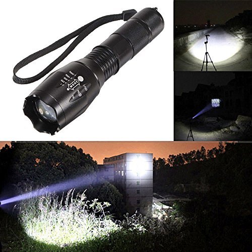 Product Cover Santa Superstore 10,000 Lumens XM-L T6 Zoomable Tactical Military LED 18650 Flashlight Torch Lamp