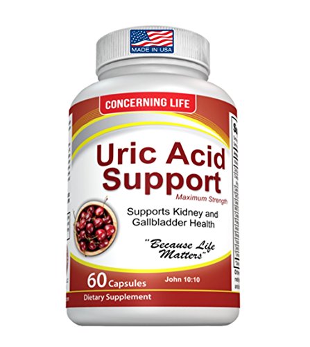 Product Cover Uric Acid Support, Cleanse & Kidney Function Control - Supports A healthy Natural Gout Inflammation - Herbal Cleanse Detox for Joint Pain Swelling & Stiffness Includes Tart Cherry, Celery Seed Extract