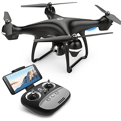 Product Cover Holy Stone GPS FPV RC Drone HS100 with Camera Live Video 1080P HD and GPS Return Home Quadcopter with Adjustable Wide-Angle WIFI Camera Follow Me, Altitude Hold, Intelligent Battery Long Control Range