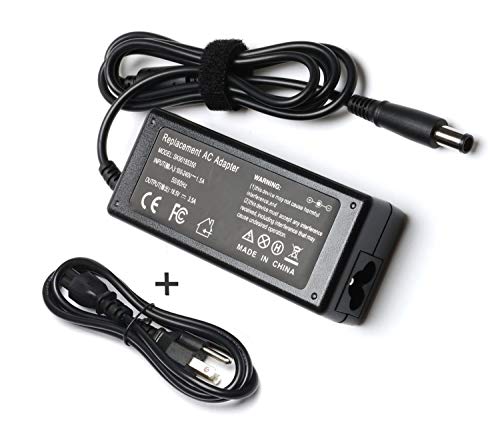 Product Cover 65W Laptop Charger AC/DC Adapter for HP Pavilion G4 G6 G7 M6; EliteBook 2540p 2560p 2570p 2730p 2740p 2760p 6930p 8440p 8460p Revolve 810, 820-G1, 820-G2, 840-G1, 840-G2, 850-G1, 850-G2 Folio 9470m