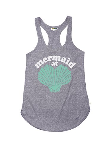 Product Cover Women's Mermaid Shirt - Mermaid Halloween Costume Tank Top: Small Grey