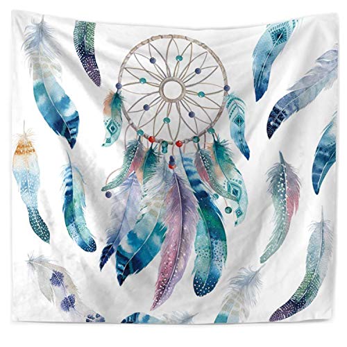 Product Cover ECONIE Dream Catcher Tapestry Bohemian Mandala Hanging Tapestries Wall Art Decor Beach Throw Table Runner/Cloth 51