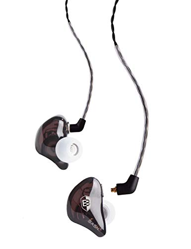 Product Cover BASN BC100BROWN Bsinger BC100 in Ear Monitor Headphone Universal Fit Noise Cancelling Earphone for Musician Singer Band Studio Audiophile