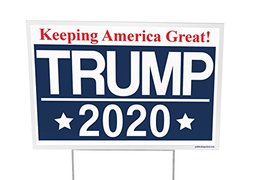 Product Cover Trump For President 2020 Outdoor Yard Sign - 12x18 - Imagine This Company