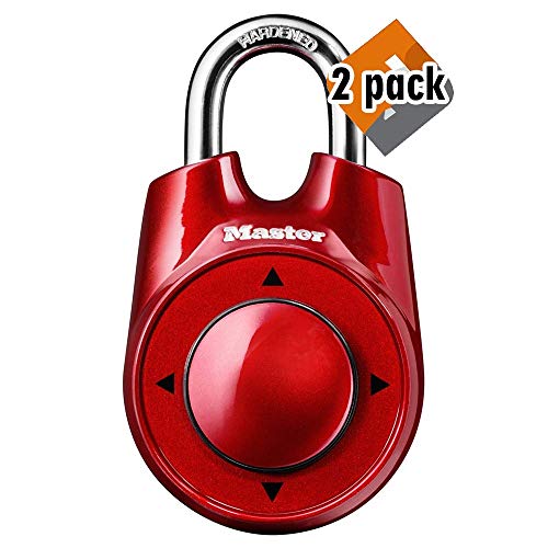 Product Cover Master Lock 1500iD 2 Pack 2-1/8in. Wide Speed Dial Directional Combination Padlock