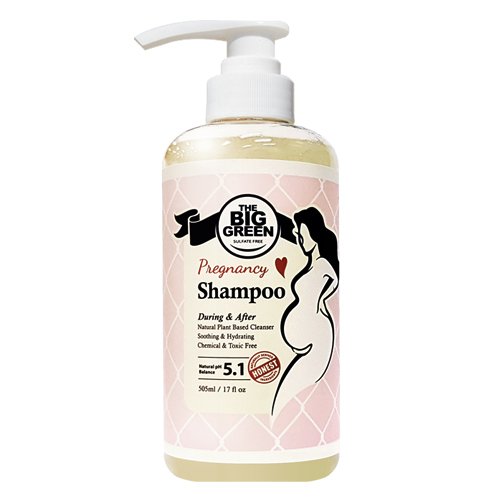 Product Cover Big Green Pregnancy Shampoo 17 fl oz.-Natural Ingredients-Sulfate and Chemical Free-Gentle Deep Cleansing