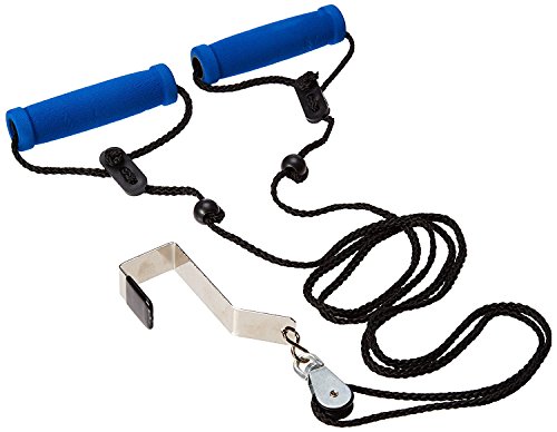 Product Cover BodyHealt Overhead Shoulder Pulley - Overdoor Pulley with Large Foam Grip for Optimal Comfort- Simple Yet Effective Exercise Tool for Upper Body Toning, Rehab, Physical Therapy & Fitness Aid (Bracket)