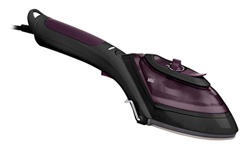 Product Cover Rowenta DV8613, 2 in 1 Appliance, Hand Held Fabric Steamer and Steam Iron 800-Watts Includes Brush, Lint Pad, Travel Bag and Filling Cup, Purple