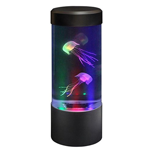 Product Cover Lightahead LED Mini Desktop Jellyfish Lamp with Color Changing Light Effects Jelly Fish Tank Aquarium Mood Lamp