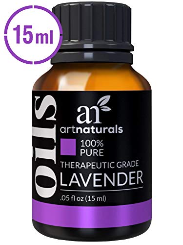 Product Cover ArtNaturals 100% Pure Lavender Essential Oil - (.5 Fl Oz / 15ml) - Premium Undiluted Therapeutic Grade Natural From Bulgaria - Aromatherapy for Diffuser, Sleep, Relaxation, Skin and Hair Growth