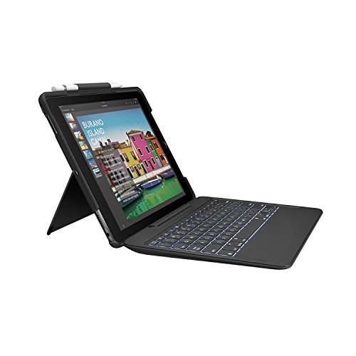 Product Cover Logitech iPad Pro 10.5 inch Keyboard Case | SLIM COMBO with Detachable, Backlit, Wireless Keyboard and Smart Connector (Black)